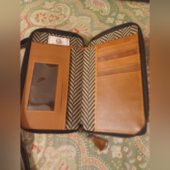 Vaan & Co Leopard Print Shoulder Crossbody Bag Clutch Purse - Picture 6 of 6